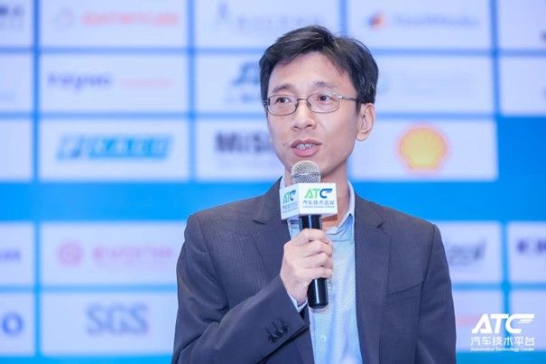 Forrest Lee, CTO of Synovate Technologies, at the 2023 ATC New Energy Powertrain Technology Week