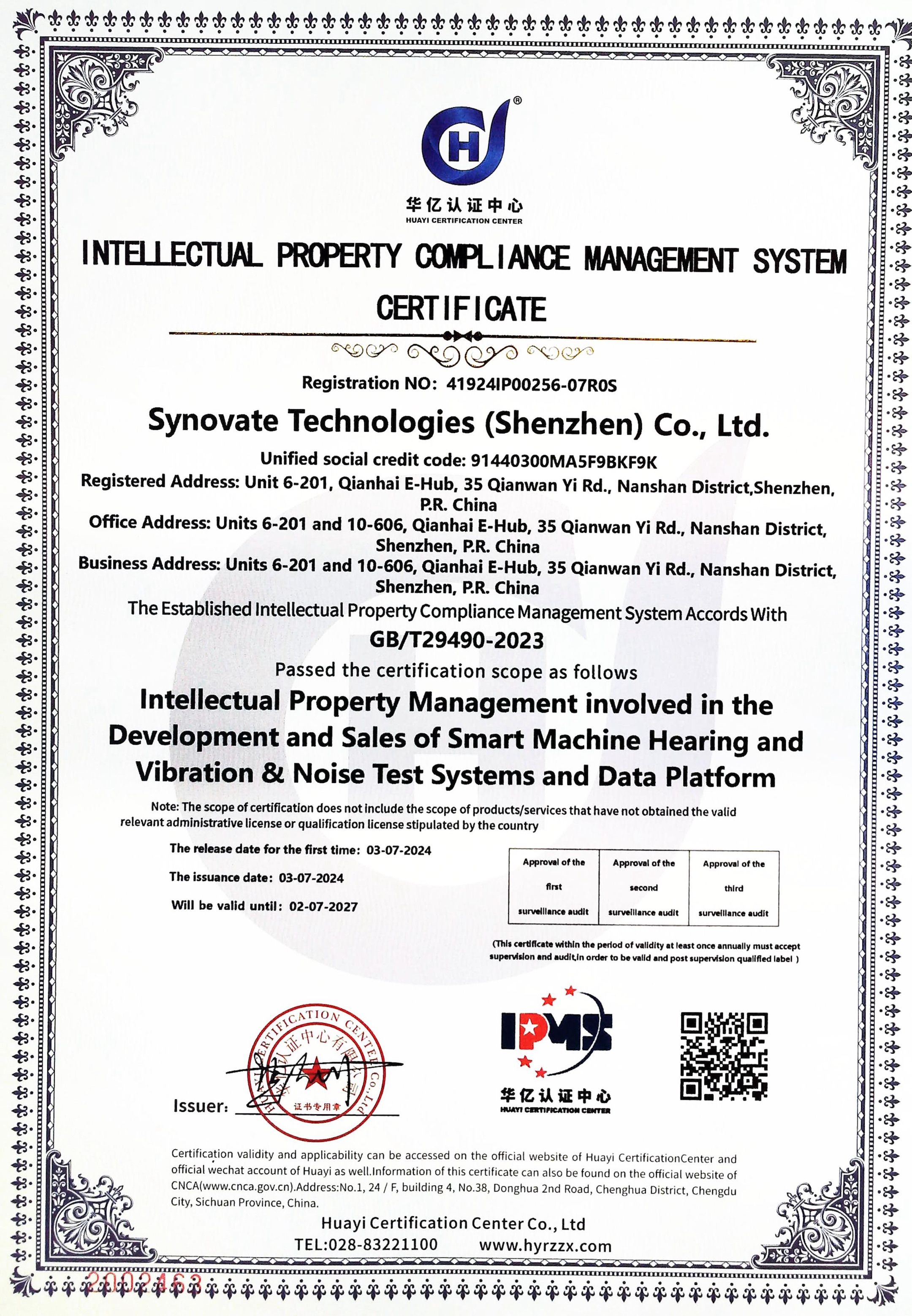 Intellectual Property Management System